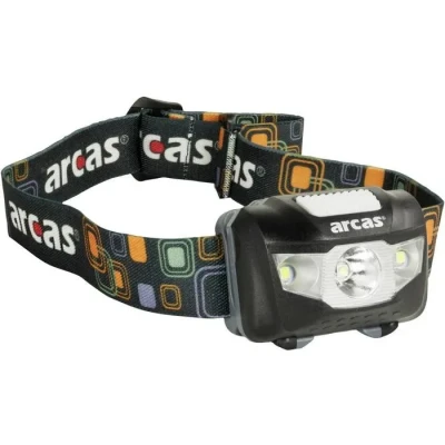 Image de Lampe frontale à LED CREE 5 watts, 2 projecteurs latéraux, IPX6