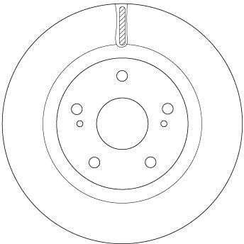 Image de TRW DF6576 Disque de frein 285 24 5 114,3 ventilé peint SUZUKI: SWIFT