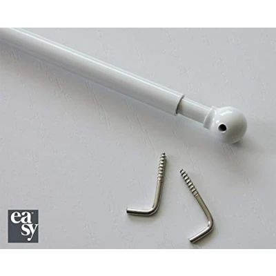 Image de easy Baguette extensible, aluminium, blanc, 70 110 cm
