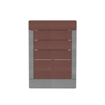 Image de Caillebotis pour douche solaire Dark Coffee