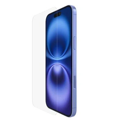 Image de Belkin ScreenForce InvisiGlass Protection d&#039;écran pour iPhone 16 Plus (protection antirayure, support Easy Align, pose sans bulles d&#039;air, verre recyclé, Plus, 15 14 Pro Max)