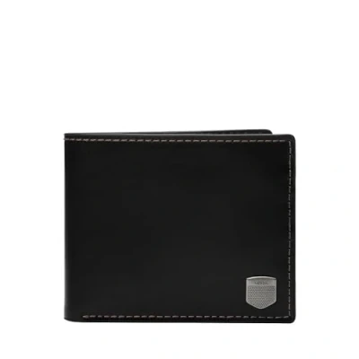 Image de Fossil Portefeuille à Deux Volets Hayes avec fenêtre Transparente, en Cuir, pour Homme, ML4647001
