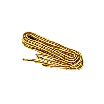 Image de WorkerWalker Laces Pro, Lacets Ronds pour Chaussures de Travail et Sécurité, Tissage Robuste, Fabriqués en Europe par des Professionnels, 1 Paire (0350 jaune marron / 90 cm 35 pouce)