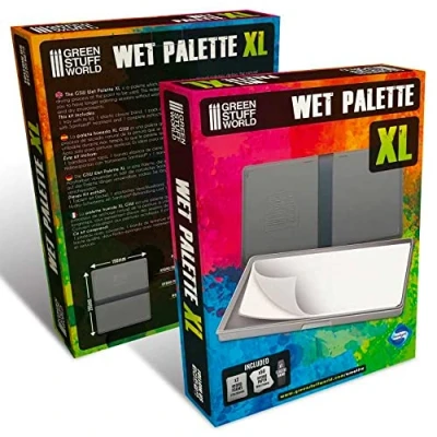 Image de Green Stuff World Wet Palette XL Humide antibactérienne pour Peindre des Miniatures avec de la Peinture Acrylique...