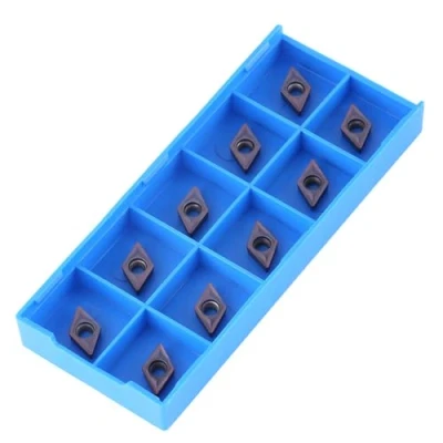 Image de 10 pièces en carbure cémenté CNC embouts insère des inserts de lame pelle pour la machine découpe tour DCMT11T304 VP15TF