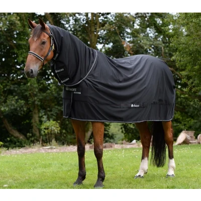 Image de Bucas Power Cooler avec col fixe / Noir Argent Longueur du dos: 115 cm &amp; bas 152