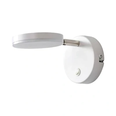 Image de LED Applique Murale Milow (Moderne) en Blanc e. a. pour Salon &amp; Salle à manger (1 lampe,à), Applique, Lampe Murale, Eclairage, Luminaire Mural