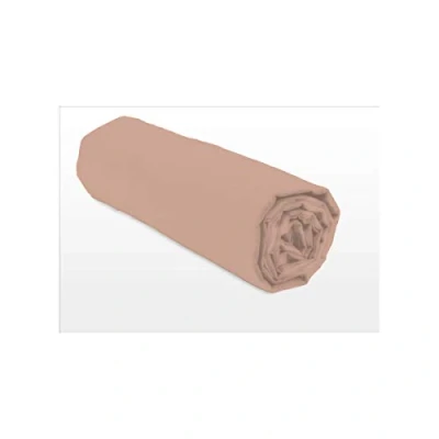 Image de Home Linge Passion Drap Housse Rose poudré 140x190 +25 cm 100% Coton 57 Fils (Label Oeko Tex)