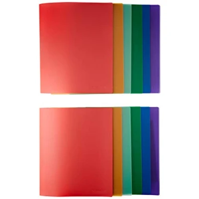 Image de Q Connect KF02488 2 Ring Binder A4 Frosted Assorted (Pack of 12)
