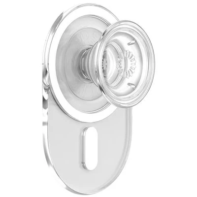 Image de PopSockets: PopGrip Round pour MagSafe Anneau Adaptateur Inclus Support et Poignée Smartphone Coques avec Un Top Interchangeable Clear