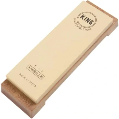 Image de Pierre à Aiguiser Japonaise King Finishing Stone S 3 Grain #6000 Aiguiseur Affutage Couteaux Outils