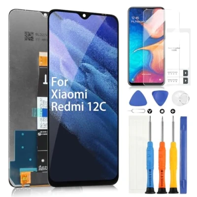 Image de pour Xiaomi Redmi 12C LCD Affichage, 22120RN86G Écran Tactile Digitazer Assemblée Remplacement avec Outils, 22120RN86G, 22120RN86I, 22126RN91Y, 2212ARNC4L