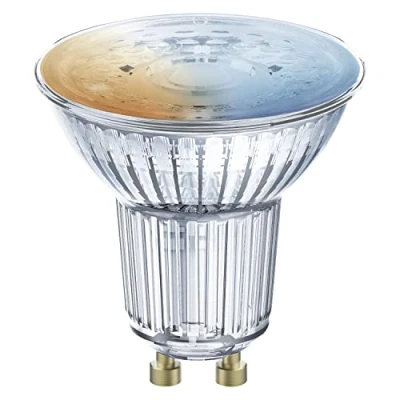Image de LEDVANCE SMART+ SPOT GU10 TW, lampe à réflecteur LED retrofit avec technologie smart home Zigbee, température de couleur réglable, PAR16, 1 pack