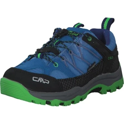 Image de CMP Kids Rigel Low Trekking Shoes WP Mixte Enfant Chaussures de randonnée, Bleu Vert Danube Bluish, 28 EU