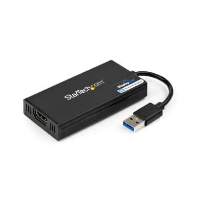 Image de StarTech.com Adaptateur USB 3.0 vers HDMI 4K30Hz Ultra HD Certifié DisplayLink Convertisseur d&#039;Écran Type A Moniteur Carte Vidéo et Graphique Externe Mac Windows (USB32HD4K)