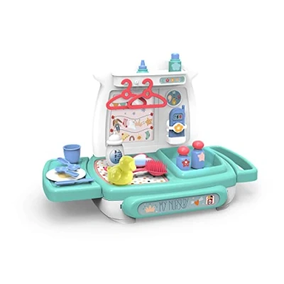 Image de Chicos Nursery Premiere Avec 16 accessoires ce set de nurserie, tu peux t&#039;occuper tes poupées et les nourrir, il ne manque que l&#039;imagination des enfants Recommandé +36 mois (84109)