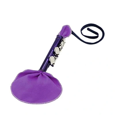 Image de Alomejor Sax Saxophone Chiffon de Nettoyage Clarinette Pull Through Swab Instrument Cleaner