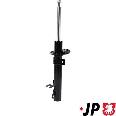 Image de JP GROUP 1542104080 Amortisseur Essieu avant droit Pression de gaz Système bitube Jambe suspension Goujon en haut FORD: Fusion Break