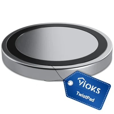 Image de VIOKS Bouton rotatif de rechange Diamètre : 50 mm pour cuisinière Neff Siеmens 10004928 00636170 commande plat supérieure et