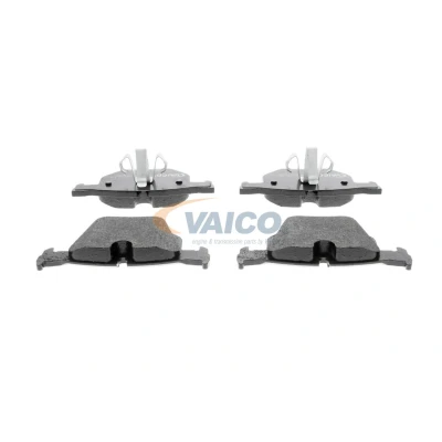Image de VAICO Jeu de plaquettes frein Q+, Première Monte Essieu arrière contact signal d&#039;usure exclu, préparé pour l&#039;indicateur V20 8130