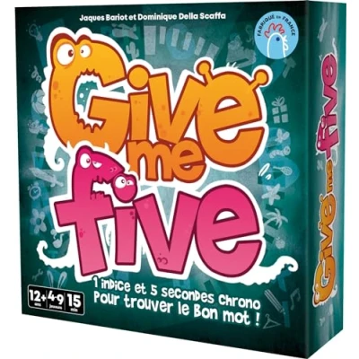 Image de Asmodee Cocktail Games Give me Five Jeux de société Cartes d&#039;ambiance à partir 12 Ans 4 9 Joueurs Version française