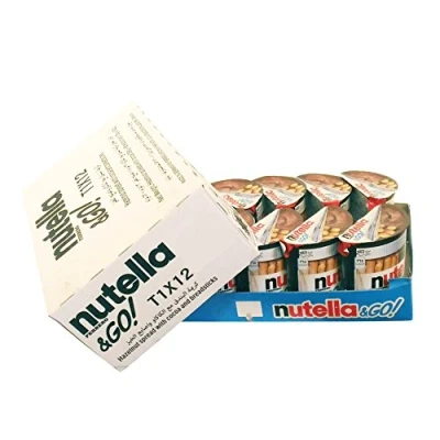 Image de Nutella &amp; Go Pâte à Tartiner Nutella® et Bâtonnets Croustillants Goûter Gourmand Facile Emporter 12 Packs