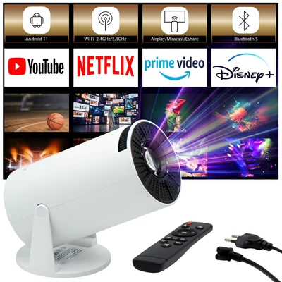 Image de Kiano Vision Relax Smart Projector 4K, Android 11, Miracast, DLNA, Wi FI, Bluetooth, Keystone Correction
