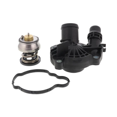 Image de VEMO V20 99 1299 Boîtier du thermostat sans pompe à eau, avec joint d&#039;étanchéite