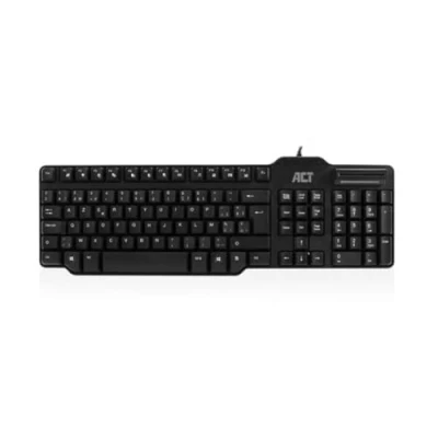 Image de ACT Clavier Azerty/Belgium lay out USB smart card eID Reader