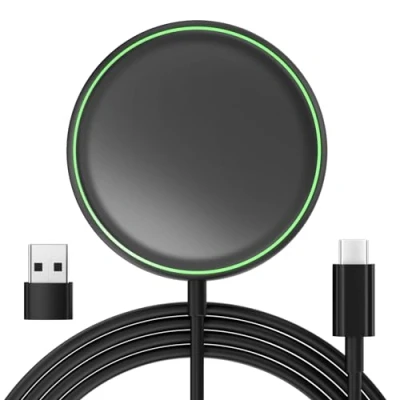Image de Chargeur sans Fil magnétique Mag Safe Compatible avec MagSafe pour i Phone 15/14/14 Plus/14 Pro/14 Pro Max/i 13/13 Pro/13 Max/13 Mini/12/12 Pro, Noir