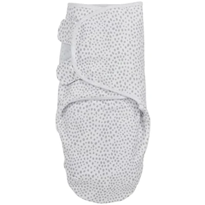 Image de MEYCO Baby Cheetah, équipement pour bébé (Gigoteuse bébés de 0 à 3 Mois, Confort Sommeil Doux, Respirant et Absorbant l&#039;humidité, Aide au Sommeil), Gris Clair