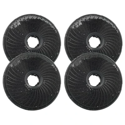 Image de vhbw 4x Filtres à charbon actif remplacement pour Best ECFB02, ECFBLL01, Model 190, Type D190 hotte aspirante