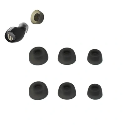 Image de INF 3 Paires de Bouchons d&#039;oreilles Remplacement pour Jabra Elite 75t/ 65t/ Active/Sport Evolve, en Silicone S/M/L, Cache Oreilles 1,38+1,23+1,02 cm