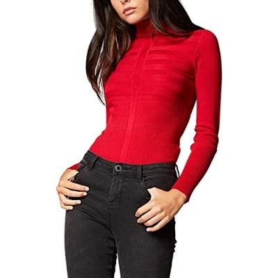 Image de Morgan Mentos Pullover, Femme, Taille: XS, Tango red