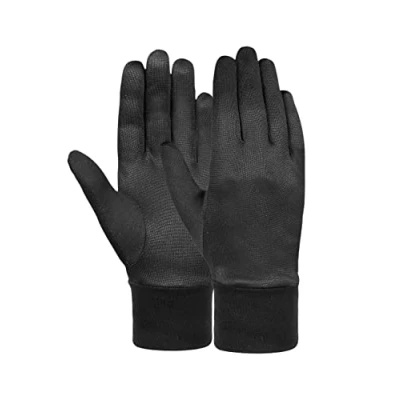 Image de Reusch Dryzone 2.0 Gants de Sport Respirants pour Course à Pied Cyclisme randonnée sous Tous Les Jours tactiles d&#039;hiver Noir 7,5