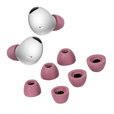 Image de kwmobile 6X Embout Compatible avec Samsung Galaxy Buds 2 Pro Embouts de Rechange en Mousse pour Écouteurs 3 Tailles S M L Pastel Lilas