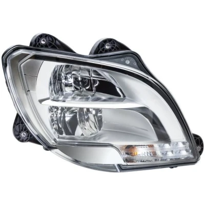Image de HELLA Phares droit H1, LED, P21W FF, Halogène 24V pour circulation à gauche 1LX 010 116 801 DAF: XF