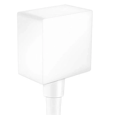 Image de hansgrohe FixFit Coude de raccordement Square, noir mat, 26455670