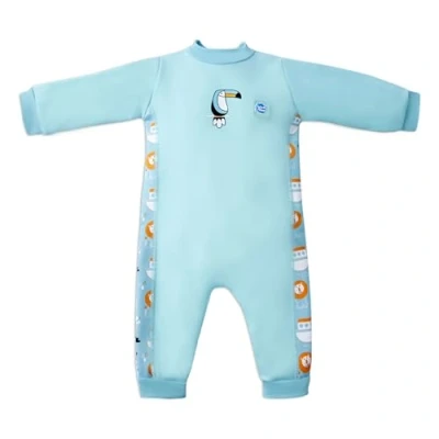 Image de Splash About La combinaison de natation ‘Warm In One’ pour les bébés Noah&#039;s Ark, 6 12 mois