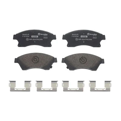Image de BREMBO P 59 076X Jeu de plaquettes frein avec indicateur d&#039;usure tôle anti bruit accessoires OPEL: Astra J 5 portes, GTC