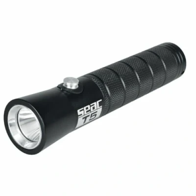 Image de SEAC T5, Torche de plongée en Aluminium avec Verre Optique trempé, 300 Lumen, Cree XPG2 LED, Dimensions 14.4x3.2 mm