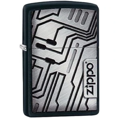 Image de Zippo scfi Wall Briquet à Essence, Laiton, Aspect Acier Inoxydable, 1 x 6 cm