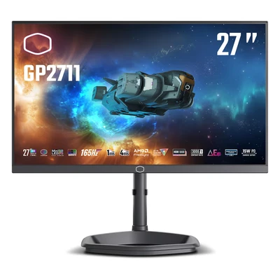 Image de Cooler Master Gaming GP2711 LED display 68,6 cm (27 ) 2560 x 1440 pixels 2K Ultra HD Noir Neuf