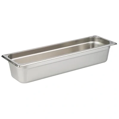 Image de APS 81804 Récipient GN 2/4, acier inoxydable gastronorme, dimensions 165 x 530 mm/hauteur 100 mm/volume 5.6 litres