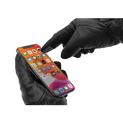 Image de WANTALIS Digiskin Autocollant pour Rendre Les Gants tactiles, Noir, Taille Unique (Lot de 10) Mixte