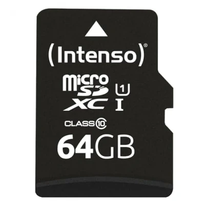 Image de Intenso 3424490 mémoire flash 64 Go MicroSD UHS I Classe 10 Neuf