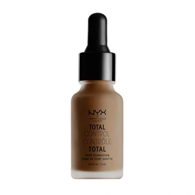 Image de NYX Professional Makeup Fond de Teint Liquide Total Control Drop, Dosage Précis, Couvrance Modulable, Tenue Longue Durée, Finit Mat, Teinte : Cocoa