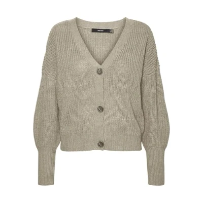 Image de Vero Moda Vmlea LS V NECK CUFF NOOS Gilet, Femme, Taille: Small, Laurel