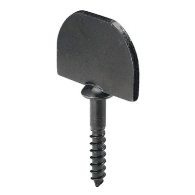 Image de BUTEE DROITE EN ACIER ZINGUE A VIS CONTREVENT POUR VOLET PORTAIL PORTE AFBAT