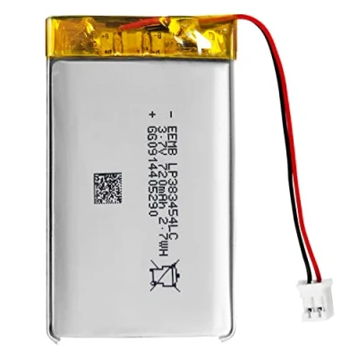 Image de EEMB Batterie Lithium polymère 3,7v 720mAh 383454 Rechargeable lipo avec connecteur JST VXI Blue Parrott vérifier la polarité de l&#039;équipement et du Avant l&#039;achat